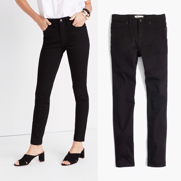 Madewell 9" High-Rise Skinny Jeans Tall - Picture 2 of 4